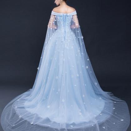Blue Wedding Dresses,long Bridal Gowns,bridal..