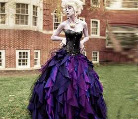 Fashion Prom Dress,ball Gown Prom Dress,purple Prom Dress,gothic Prom ...