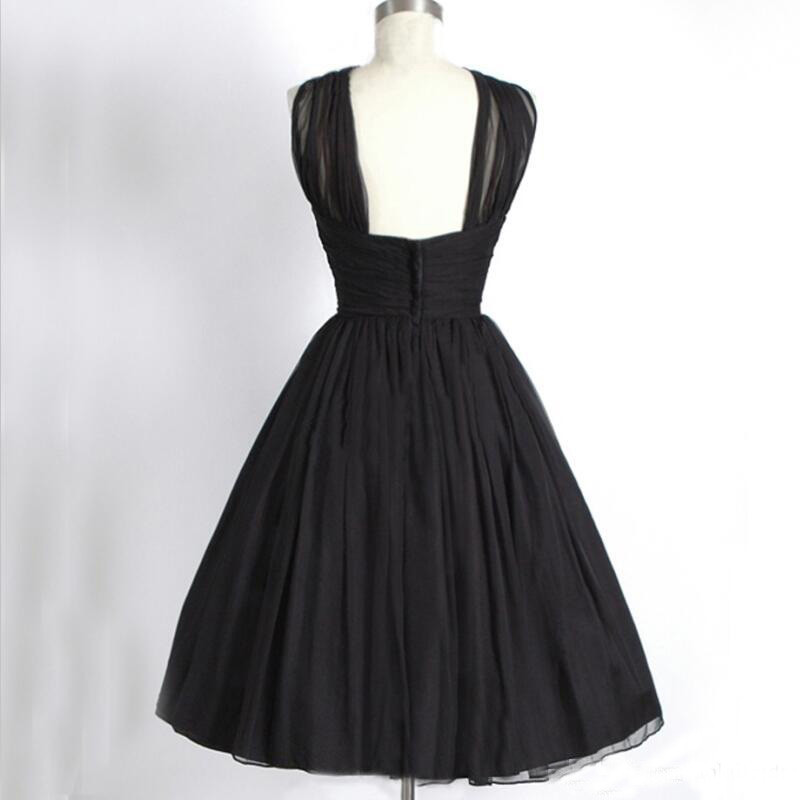 Black Prom Dress,1950s Retro Party Dress,simple Prom Dress,prom Dress ...